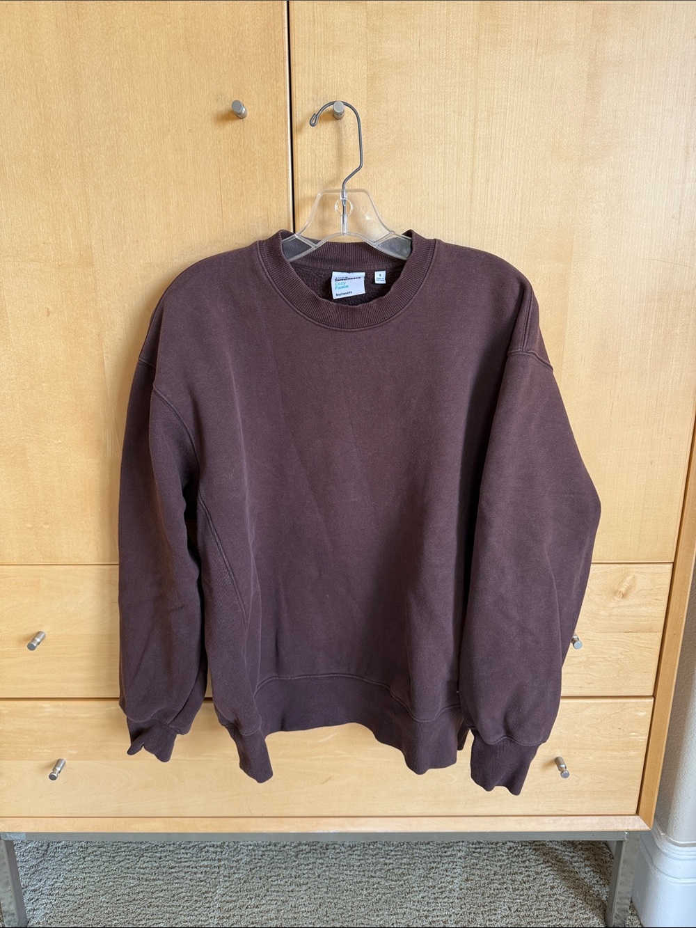 TNA Aritzia Cozy Fleece Boyfriend Fit Sweatshirt Small EUC
